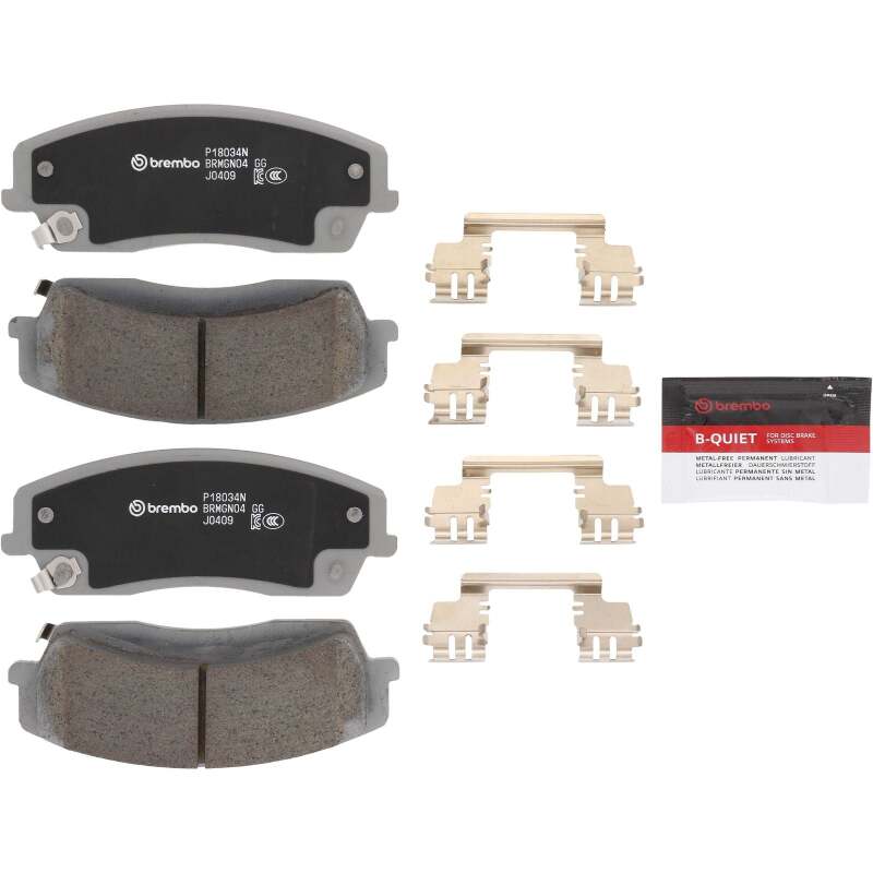 Brembo 05-08 Chrysler 300/ Dodge Charger/Challenger/Magnum Front NAO Brake Pad thumbnail 2