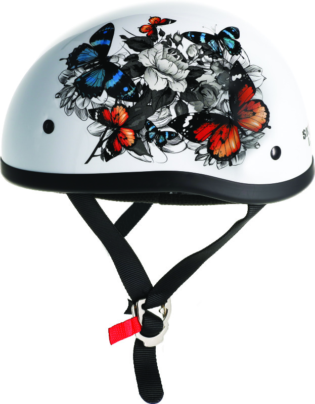 BKC Original White Rose Helmet