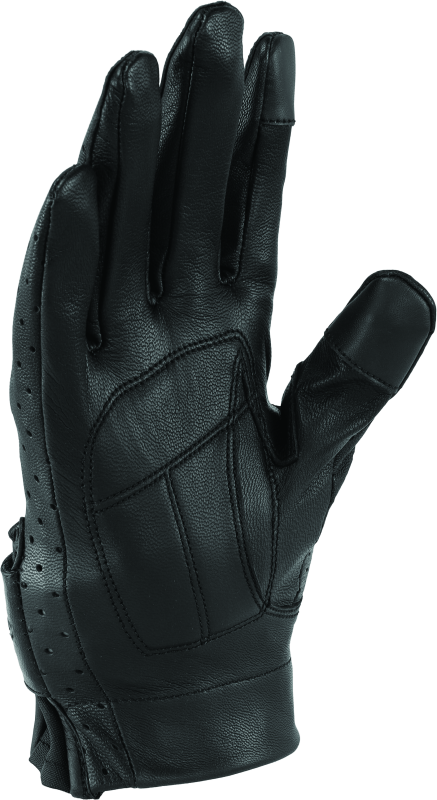 Kuryakyn Leather By River Road Tucson Leather Perforated Gloves Black Womens - Small thumbnail 3