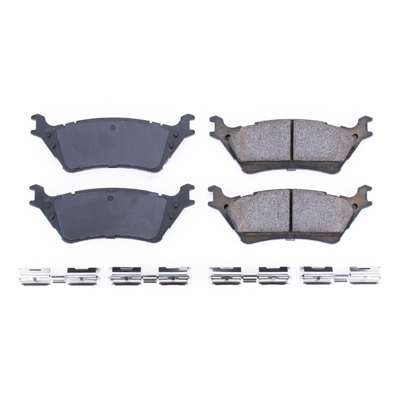 Power Stop 12-19 Ford F-150 Rear Z17 Evolution Ceramic Brake Pads w/Hardware thumbnail 7