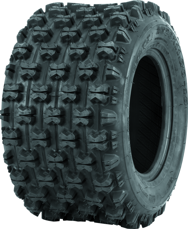 Quadboss QBT700 Series Tires 20x11-10 Tire, QBT739 Series, 20x11-10, Bias-Ply, Blackwall, Front, Each thumbnail 5