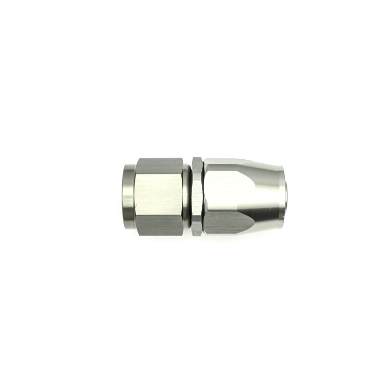DeatschWerks 10AN Female Swivel Straight Hose End CPE - Anodized Matte Black thumbnail 6