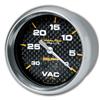 AutoMeter Gauge Vacuum 2-5/8in. 30Inhg Mechanical Carbon Fiber thumbnail 8