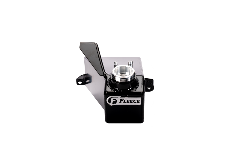 Fleece Performance 19-24 Ram 2500-3500 Cummins 6.7L Aluminum Replacement Coolant Tank (Black) thumbnail 3