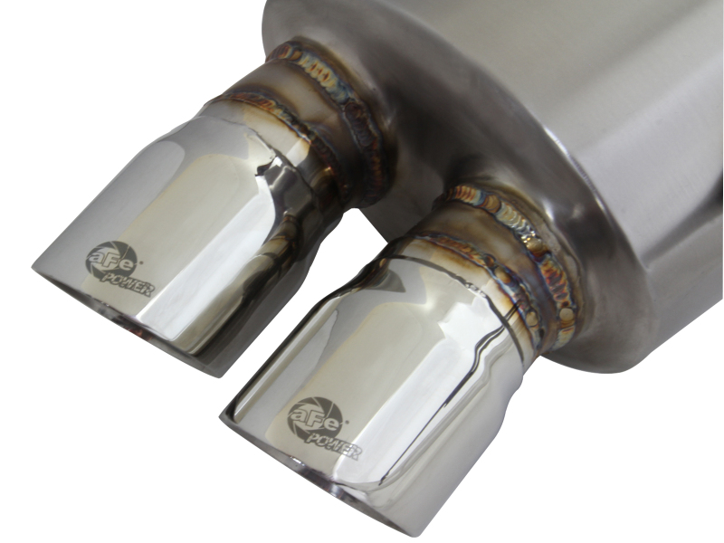 aFe MACH Force Exhaust Cat-Back SS-304 w/ Polished Tips 07-13 BMW 328i (E92/93) L6 3.0L Non-Turbo thumbnail 3