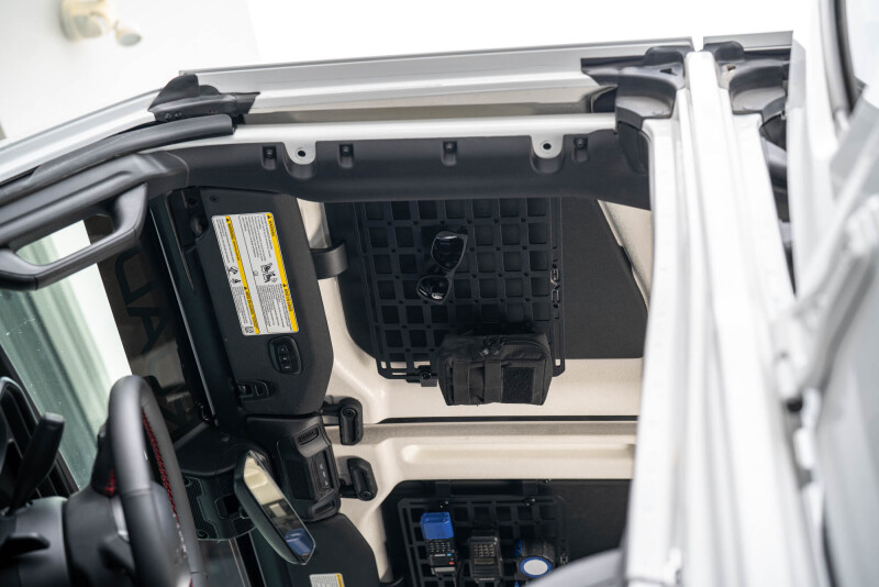 DV8 Offroad 2018-2025 Jeep Wrangler JL Roof Mount for 15In x 12In Molle Panel thumbnail 4