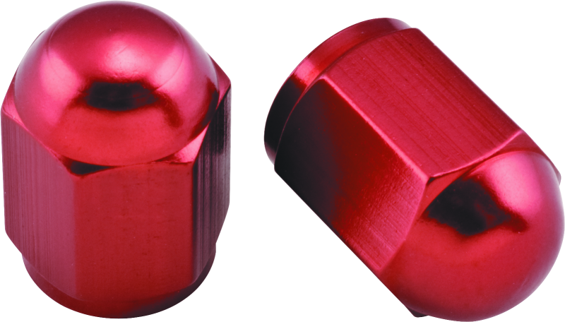 BikeMaster Valve Caps Aluminum (6 Pair) - Red thumbnail 3