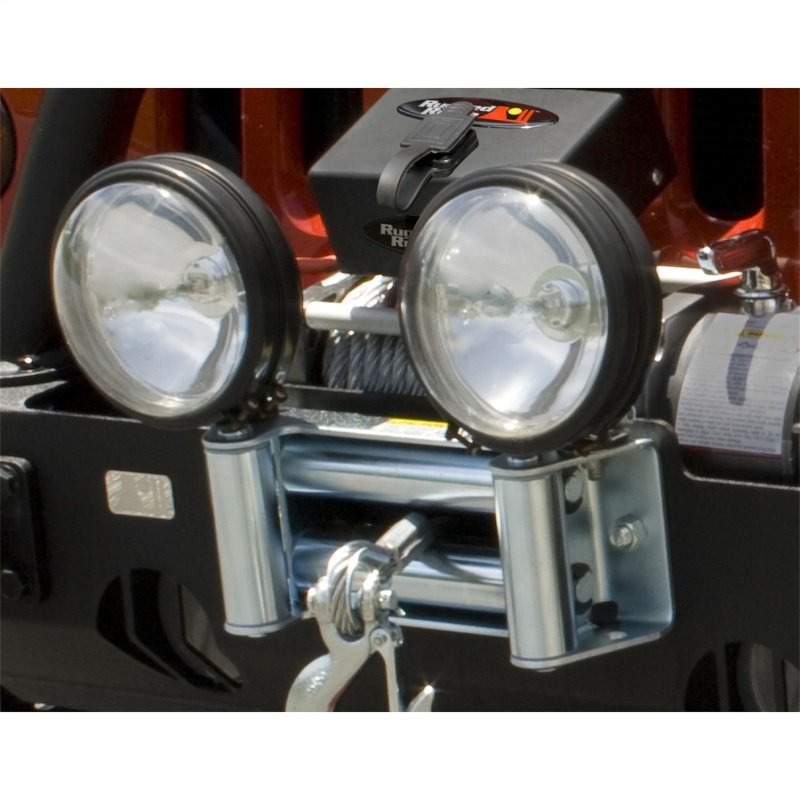 Rugged Ridge Roller Fairlead w/ Off-road Light Mounts thumbnail 2