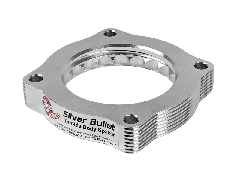 aFe Silver Bullet Throttle Body Spacers TBS BMW 335i (N54) 07-11 135i/535i 08-10 L6-3.0L (tt) thumbnail 2