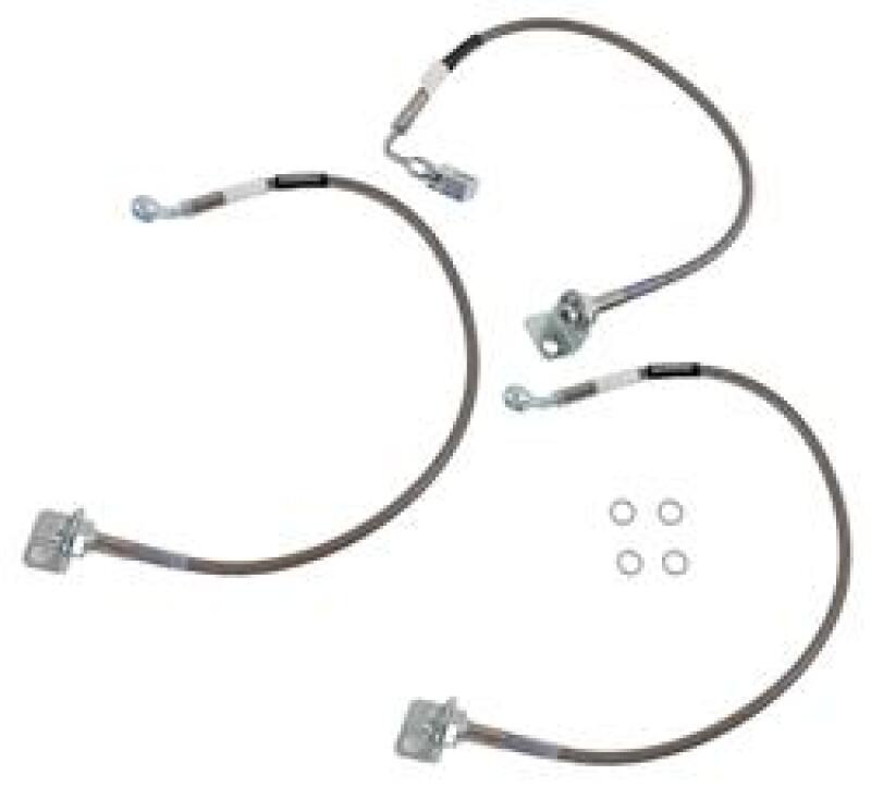 Russell Performance 97-06 Jeep Wrangler (TJ) with 4-6in lift Brake Line Kit
