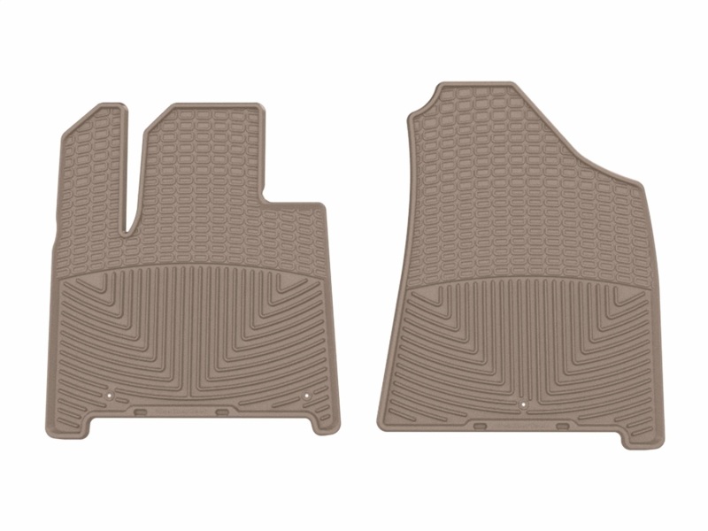 WT Rubber Mats - Front - Tan