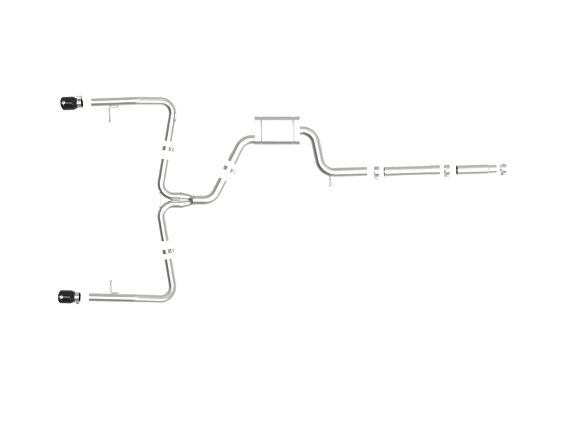 aFe POWER MACH Force-Xp 19-20 Volkswagen Jetta GLI L4-2.0L (t) 304 SS Cat-Back Exhaust System thumbnail 7