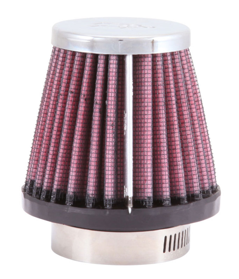 K&N Universal Chrome Filter-Round Tapered-1.688in Flange ID x 2in Top OD x 3in Base OD x 2.75in H thumbnail 8
