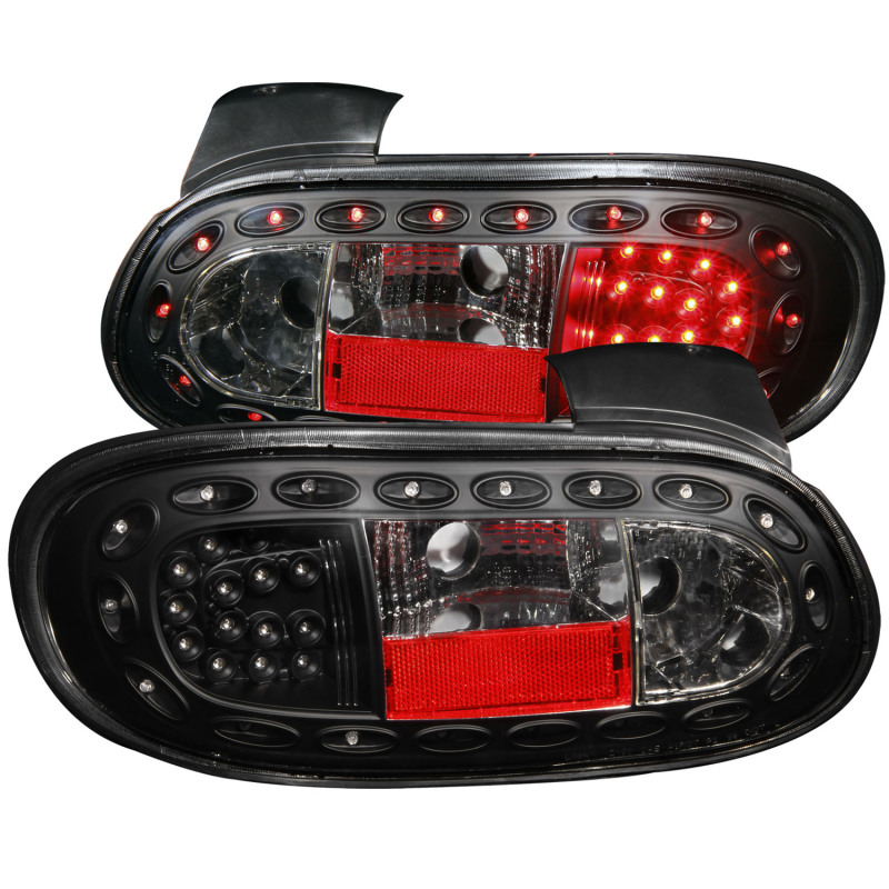 ANZO 1998-2005 Mazda Miata LED Taillights Black thumbnail 6