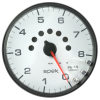 Autometer Spek-Pro Gauge Tachometer 5in 8K Rpm W/Shift Light & Peak Mem White/Black thumbnail 9