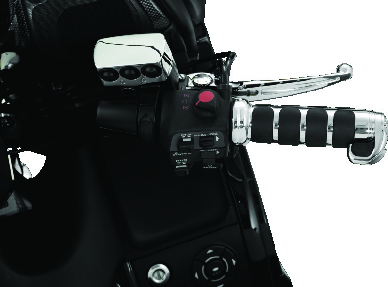 Kuryakyn ISO Throttle Bosses 6242 Bosses, Aluminum, Chrome, for use on Honda®, Each thumbnail 5