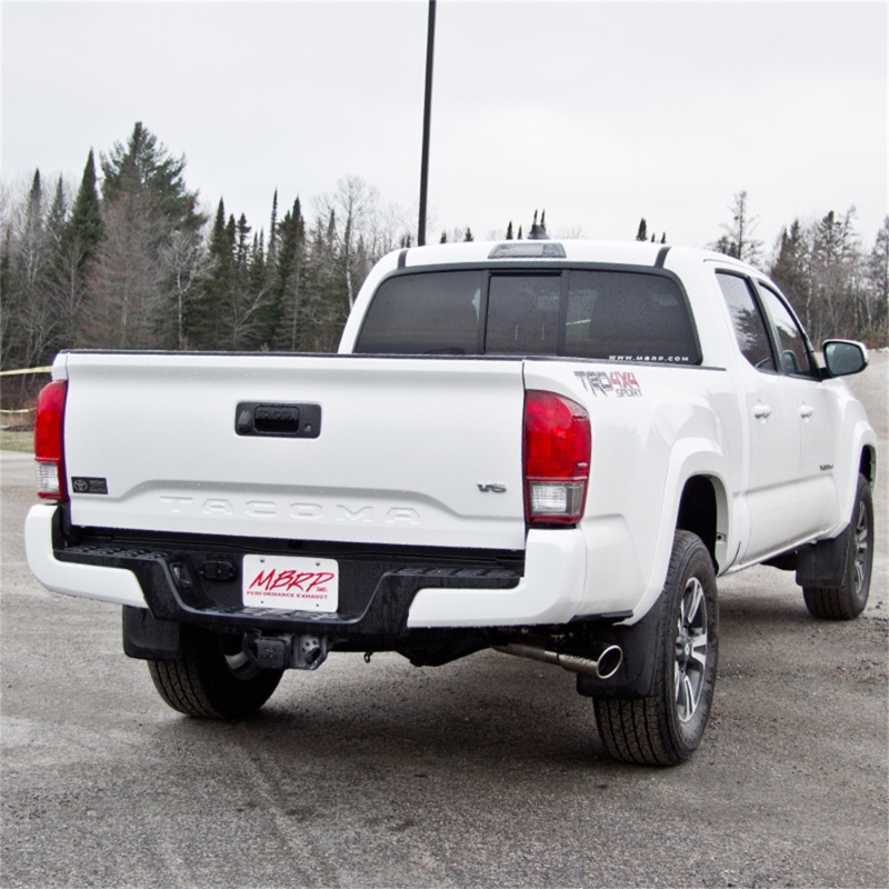 MBRP 2016 Toyota Tacoma 3.5L Cat Back Single Side Exit Aluminized Exhaust System thumbnail 5