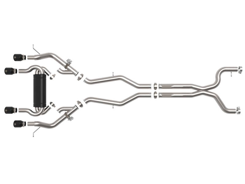 aFe MACH Force XP Exhausts Cat-Back SS 21 BMW M2 Competition L6-3.0L w/Black Tips thumbnail 8