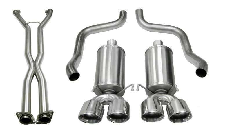 Corsa 09-13 Chevrolet Corvette (C6) 2.5in Xtreme Cat-Back Exhaust - 3.5in Twin Tips thumbnail 9