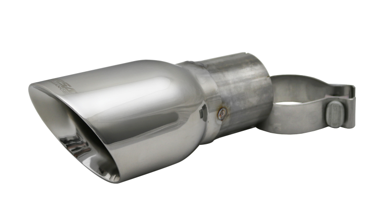 Corsa Single Universal 2.75in Inlet / 4in Outlet Polished Pro-Series Tip Kit thumbnail 5