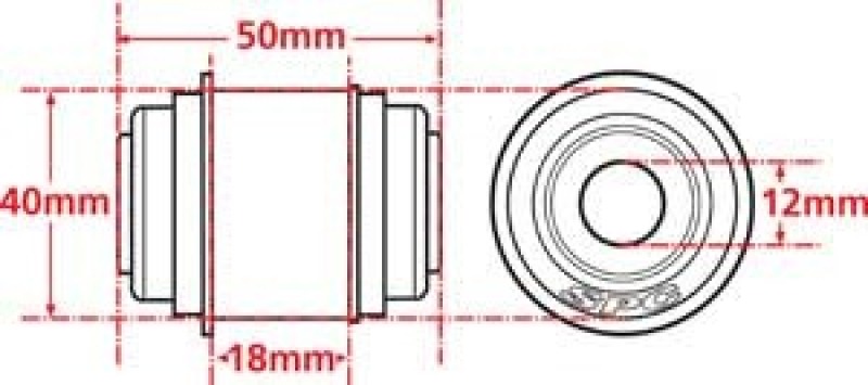 SPC Performance xAxis Sealed Flex Joint for Mustang Cobra