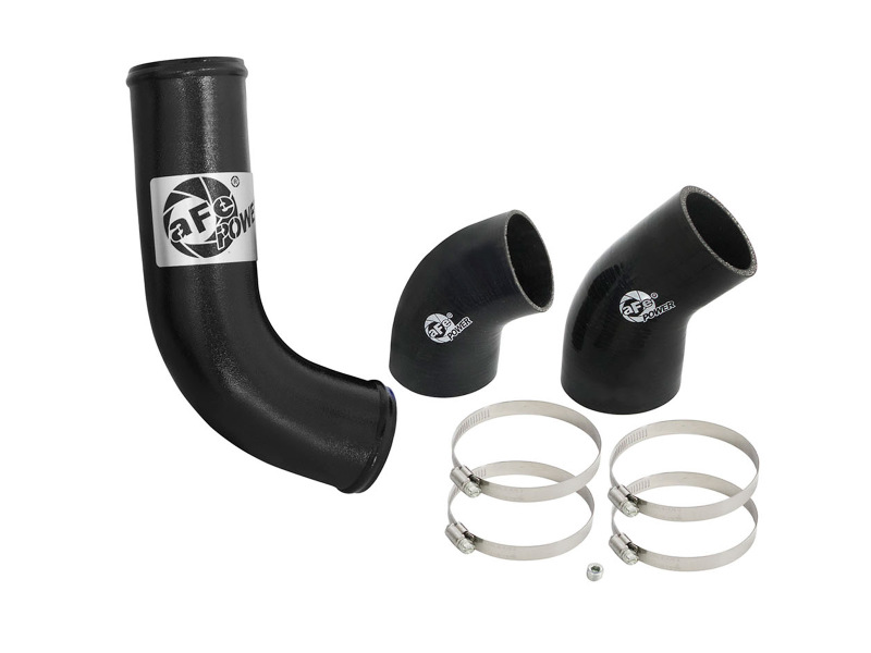 aFe BladeRunner 3in Intercooler Tube - Black Cold Side 15-16 Ford Mustang EcoBoost L4-2.3L (t) thumbnail 9