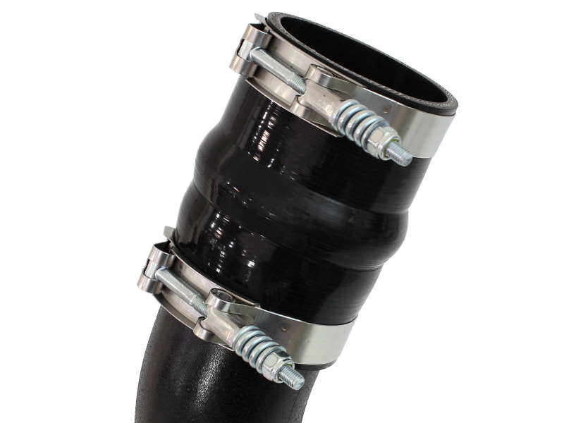 BladeRunner 3 IN Aluminum Hot Charge Pipe Black