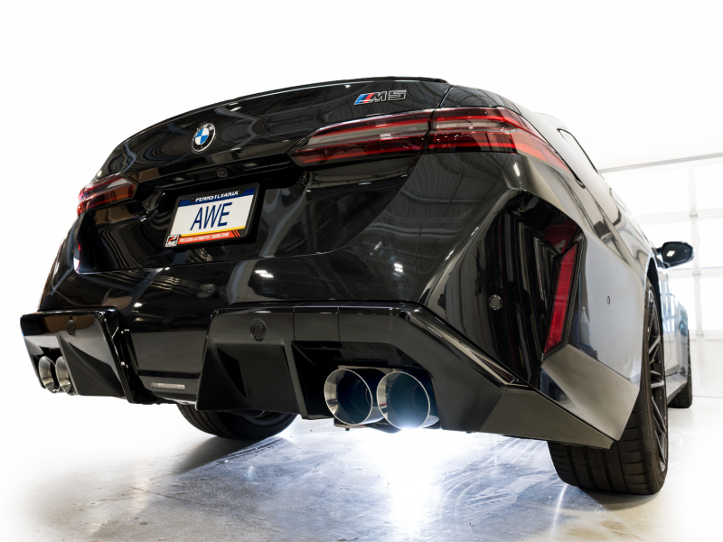 AWE Tuning BMW G90/G99 M5 Touring Edition Cat-Back Exhaust - Chrome Silver Tips thumbnail 7