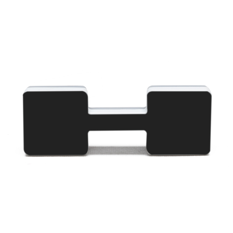 ORACLE Lighting Universal Illuminated LED Letter Badges - Matte Blk Surface Finish - H thumbnail 9