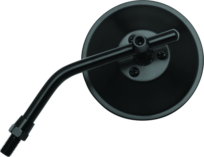 BikeMaster 4in Adjustable Round Mirror 10mm - Each - Black thumbnail 2