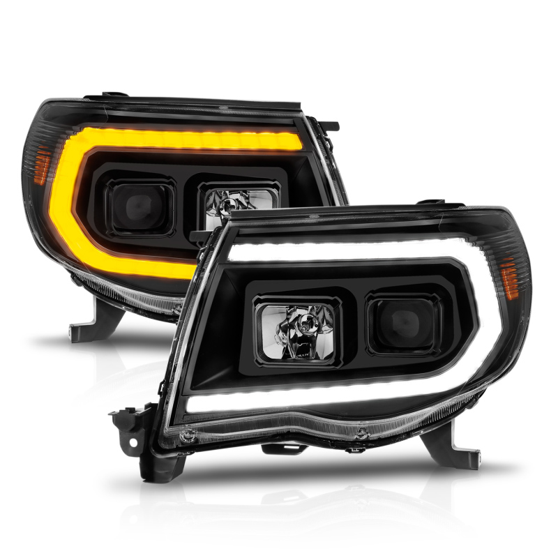 WEELMOTO For 2005-2011 Tacoma Headlights Assembly Compatible With 2005