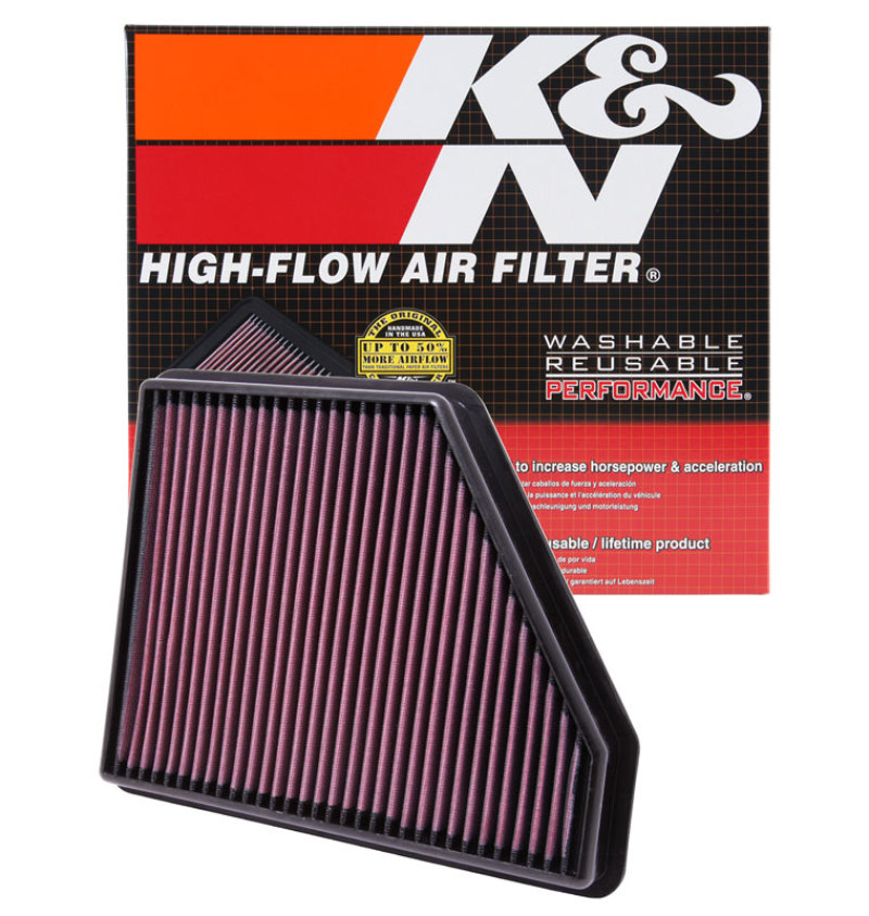 K&N 10 Chevy Camaro 3.6/6.2L Drop In Air Filter thumbnail 7
