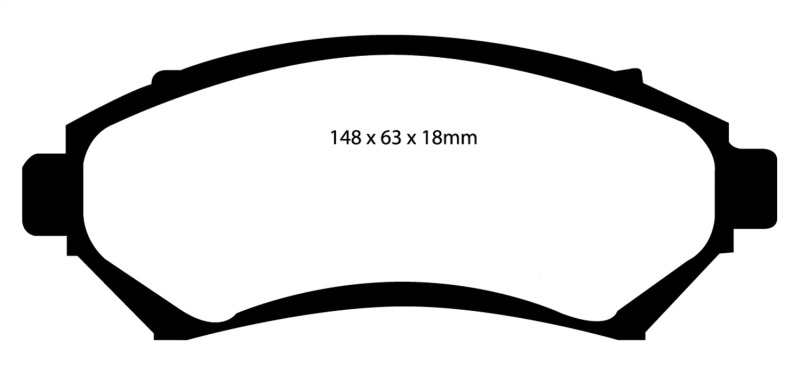 EBC S12 Brake Pad and Rotor Kit (1x ebcRK7090, 1x ebcDP31100C) thumbnail 5