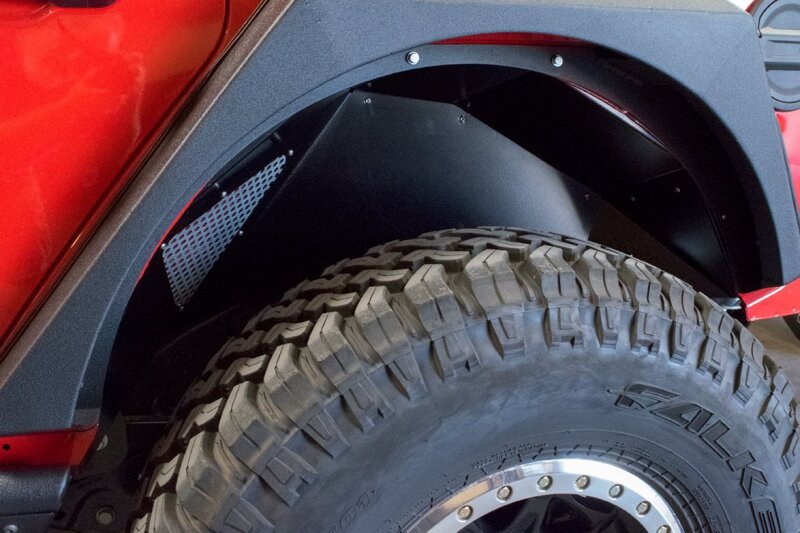 DV8 Offroad 2018+ Jeep Wrangler JL Rear Inner Fenders - Black thumbnail 2