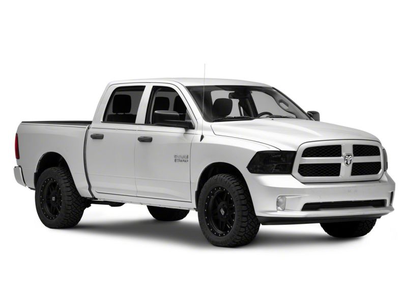 Raxiom 09-18 Dodge RAM 1500 Axial OEM Rep Headlights w/ Dual Bulb- Chrome Housing (Smoked Lens ) thumbnail 6