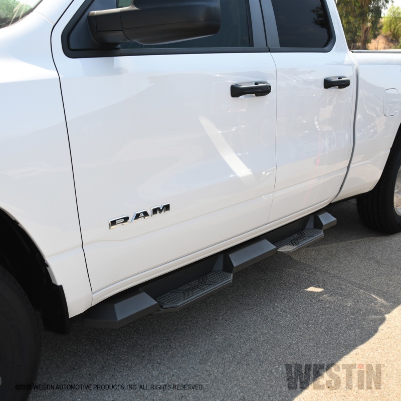Westin/HDX 19-21 Ram 1500 Quad Cab (Excl. Classic) Xtreme Nerf Step Bars - Textured Black thumbnail 7