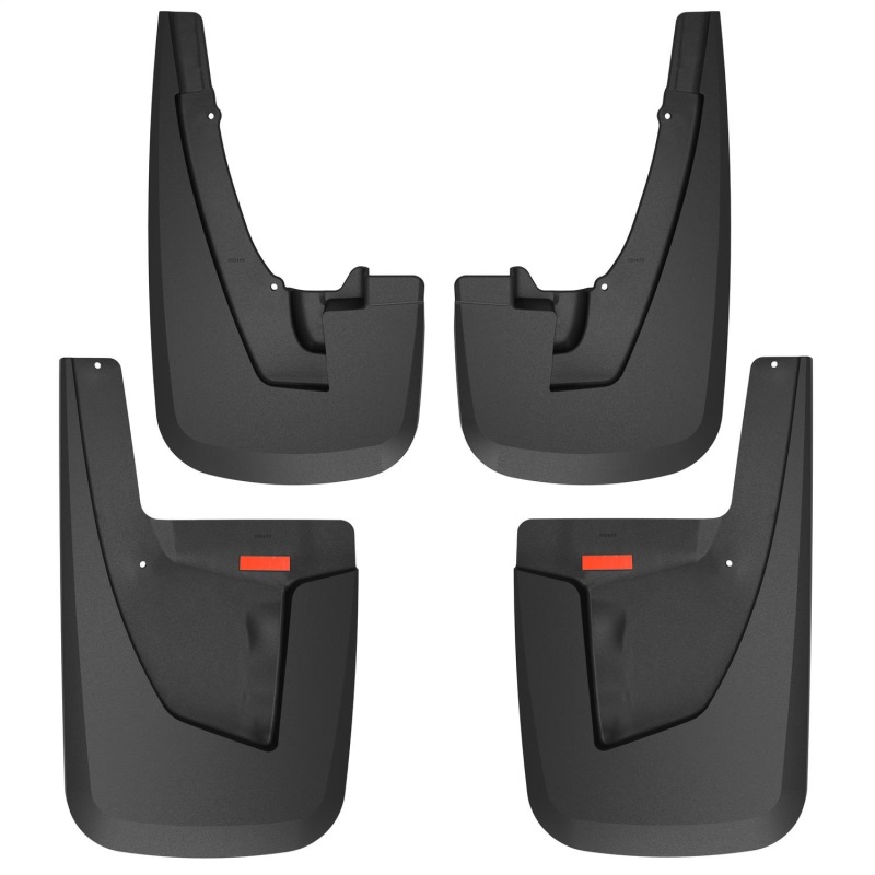Husky Liners 19-22 RAM 2500/3500 w/o OEM Fender Flares Custom Front & Rear Mud Guard Set - Black thumbnail 2