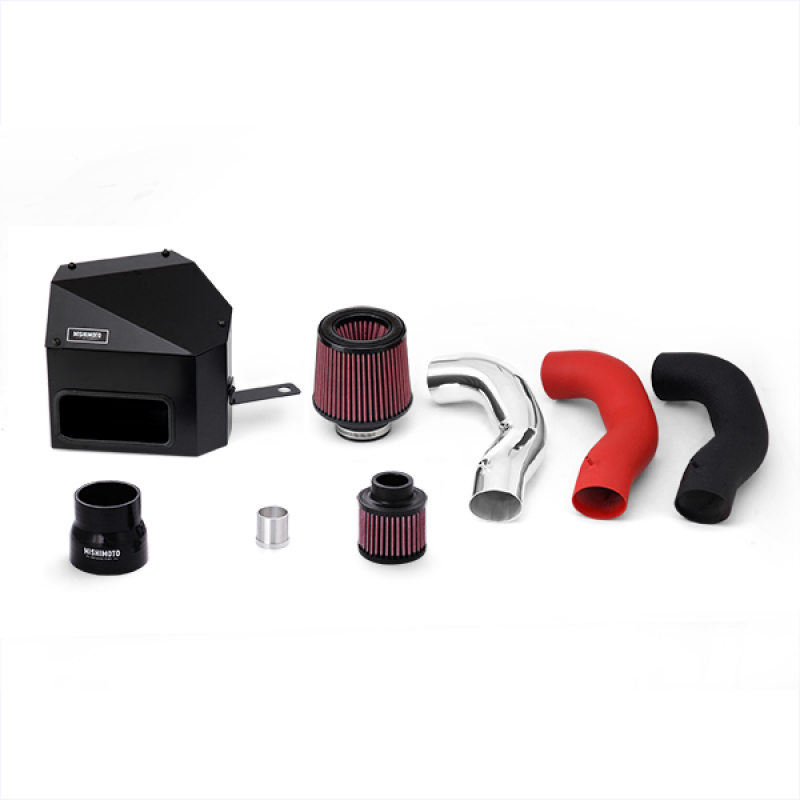 Mishimoto 15-16 VW Golf/GTI 1.8L/2.0L Performance Air Intake Kit - Wrinkle Black thumbnail 2