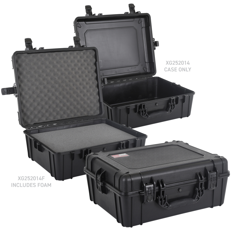Go Rhino XVenture Gear Hard Case - Large 25in. / Lockable / IP67 / Automatic Air Valve - Tex. Black thumbnail 8