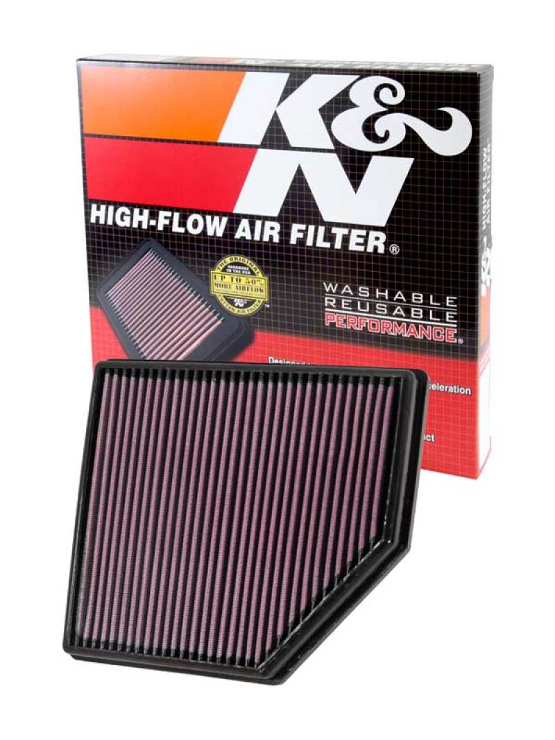K&N Replacement Air Filter VOLVO S80 3.2L L6; 2008 thumbnail 4