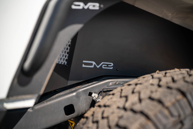 DV8 Offroad 07-18 Jeep Wrangler JK Rear Inner Fender - Satin Black thumbnail 5