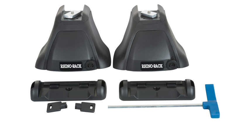 Rhino-Rack 15-20 Ford F150 4 Door Pick Up Heavy Duty 2500 1 Bar Roof Rack - Black