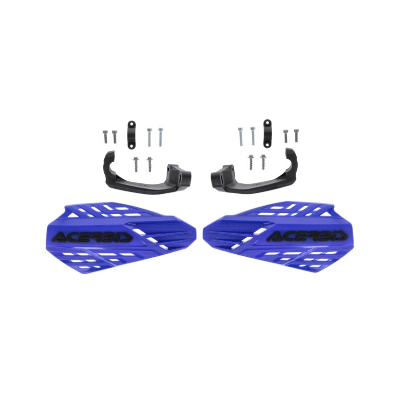 Acerbis Linear Vented Handguard - Blue/Black