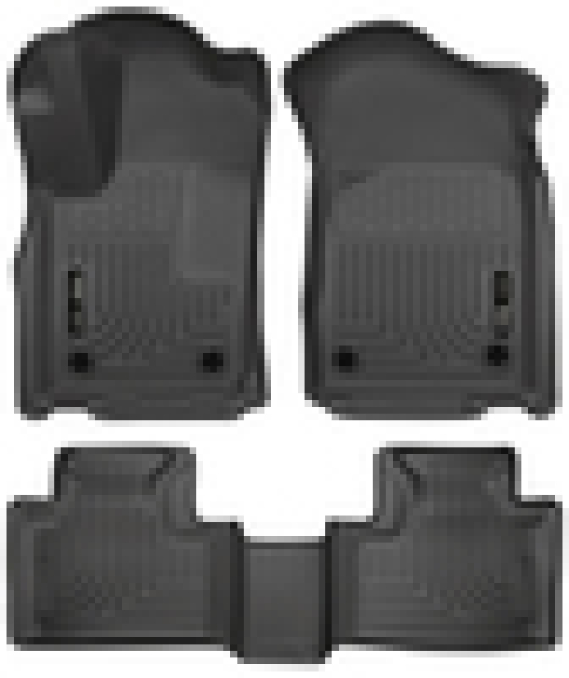 Husky Liners 16-22 Dodge Durango Weatherbeater Black Front & 2nd Seat Floor Liners thumbnail 3