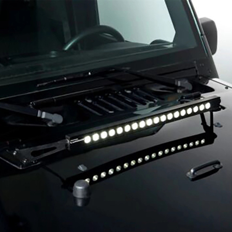 Putco 07-18 Jeep Wrangler JK - 20in Luminix Light Bar w/ Hood bracket Luminix Jeep LED Kits