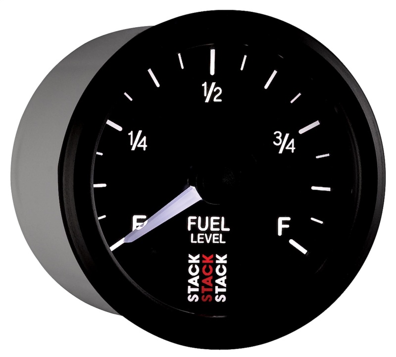 Autometer Stack Instruments 52mm 0-280 Ohm Programmable Pro Stepper Motor Fuel Level Gauge - Black thumbnail 7