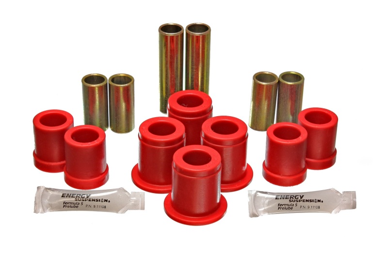 Energy Suspension 1980-86 Nissan 720 Truck 2WD/4WD Red Front Control Arm Bushing Set thumbnail 5