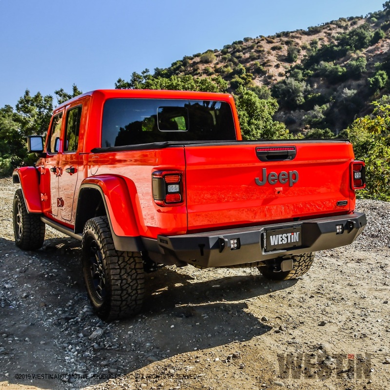 Westin 2020 Jeep Gladiator WJ2 Rear Bumper - Textured Black thumbnail 8