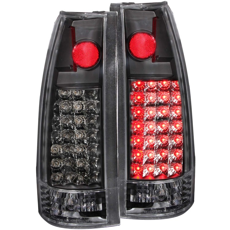 ANZO 1999-2000 Cadillac Escalade LED Taillights Black thumbnail 4