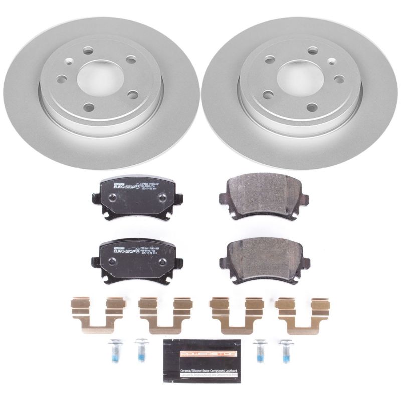 Power Stop 05-09 Audi A4 Front & Rear Euro-Stop Brake Kit (1x psbESK4624, 1x psbESK2990) thumbnail 7